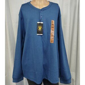 Copper Oak Supply Men's Blue Shirt/Long Sleeve/ T-Shirt SzXXXL SKU 3031
